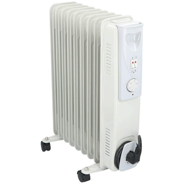 Stufa Termosifone ad Olio 9 Elementi 2000W Termostato Regolabile e Ruote Alpina acquista