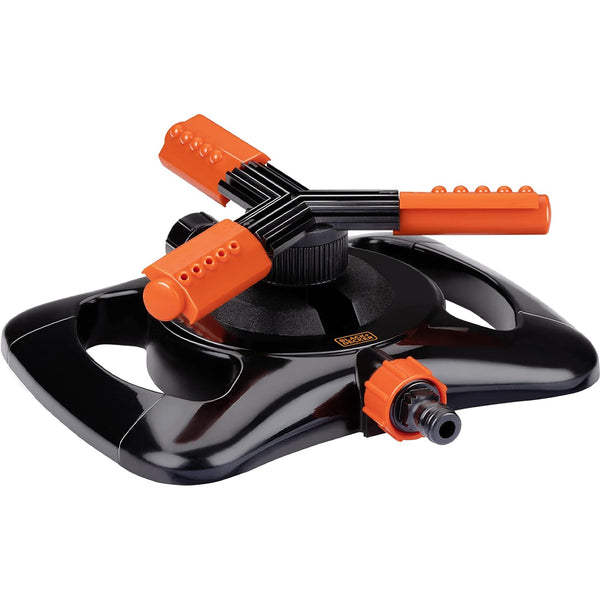 prezzo Irrigatore per Prato Irrigazione Regolabile Giardino 3 Braccia 360° Black & Decker