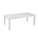 Tavolino 120x60xh45 cm in  Alluminio Bianco-1