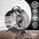 Ventilatore da Tavolo in Metallo Pala da 20cm Potenza 20 W 2 Livelli di Velocità -5