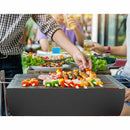 Barbecue Bistecchiera Pieghevole Portatile Richiudibile 46x28x36 BBQ Griglia-5