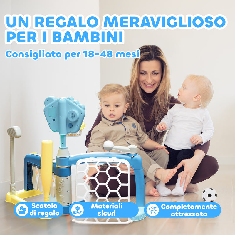 Gioco per Bambini  5 in 1 Calcio Basket Golf Baseball e Bowling    -8