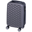 Trolley Cabina Rigido Bagaglio a Mano 33.5x22x55 cm con Maniglia Telescopica Grigio-1