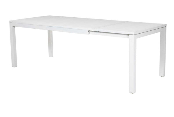 Tavolo Allungabile da Giardino 160/220x90xh76 cm in Alluminio New Boston Bianco prezzo