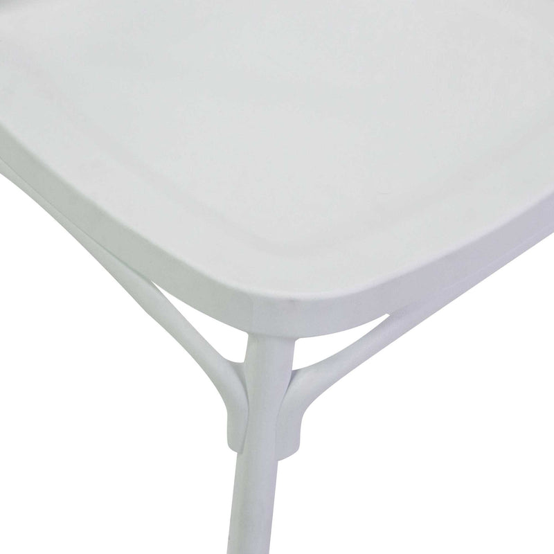 Sedia 47x51xh90 cm in Plastica Cross Bianco-6