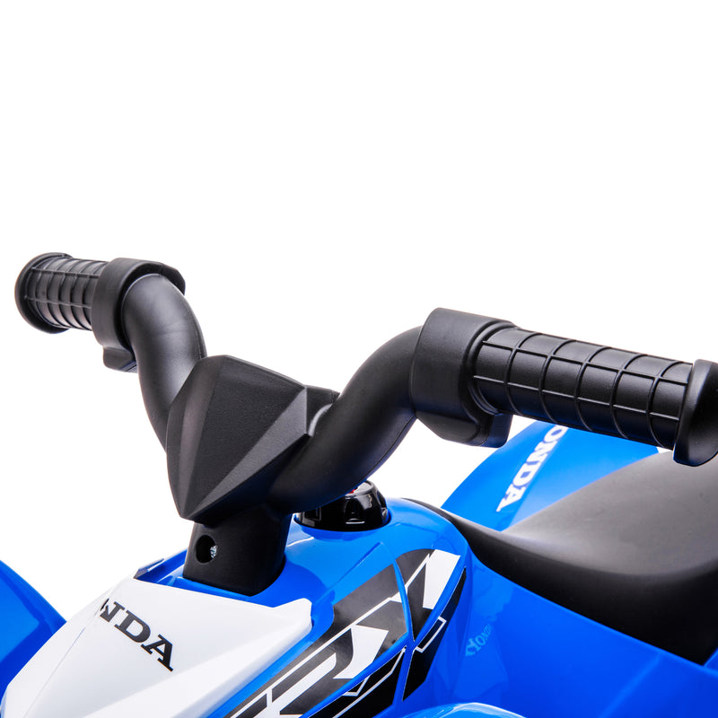 Quad Elettrico per Bambini licenza ufficiale HONDA con Luci LED Clacson e Pedali Blu  -9