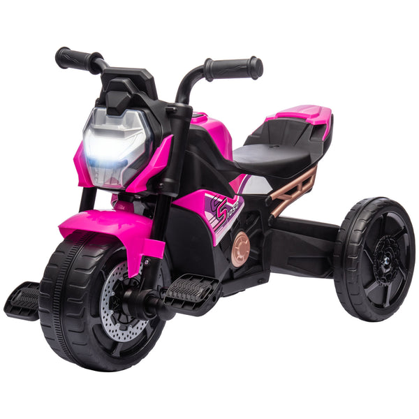 sconto Triciclo Elettrico per Bambini 3 in 1 con Fari Musica e Clacson Rosa