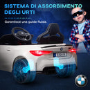 Macchina Elettrica per Bambini Licenza BMW M4 con Telecomando Bianca  -6