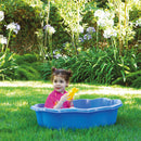 Piscina Sabbiera Flower in Plastica 57L Ø76x20,5cm Blu  -2