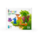 Set Pasta Modellabile Plastilina per Bambini 15 Barattoli 2 Stumenti Animali della Foresta -2