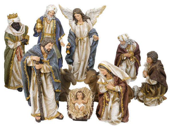 sconto Presepe Natività 11 Pezzi 30 cm