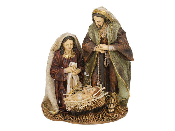 Presepe Natività Sacra Famigllia su Base 20 cm sconto