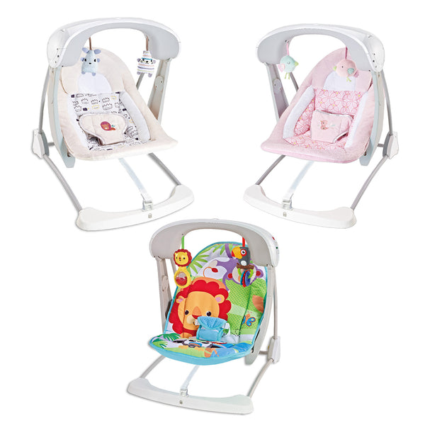 prezzo Altalena dondolo oscillante con Musica per Bambini 65x63x49 cm in Acciaio e Poliestere Baby Dreams