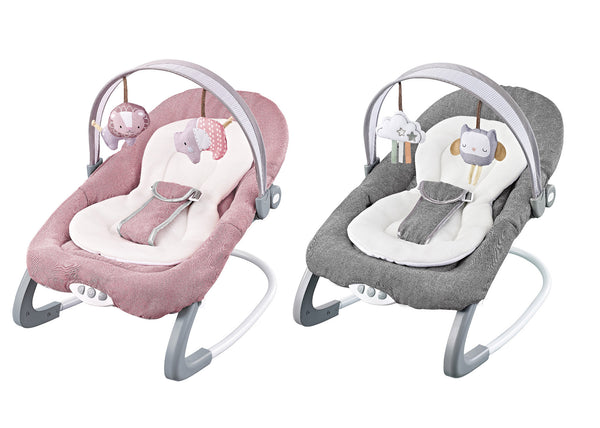 Sdraietta Dondolo con Musica per Bambini 60x68x42 cm  in Acciaio e Poliestere Baby Soft acquista