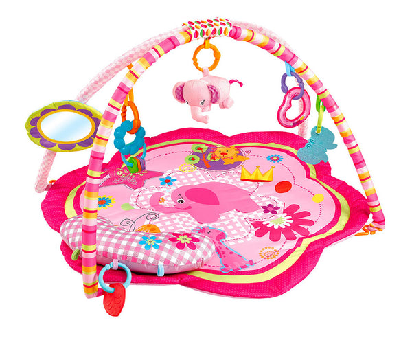 sconto Palestrina con giochi per Bambini 50x80x80 cm in Poliestere Baby Circus Rosa