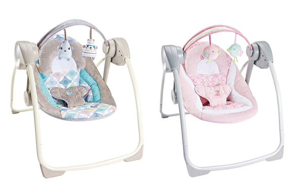 Altalena dondolo oscillante con Musica per Bambini 69x70x56 cm in Acciaio e Poliestere Baby Puppy acquista