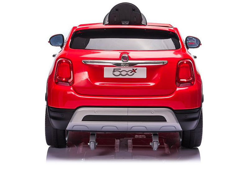 Macchina Elettrica per Bambini 12V con Licenza Fiat 500X Rossa-3