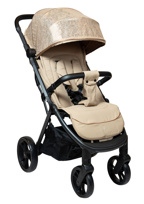 sconto Passeggino Pieghevole Chiusura Automatica Ultra Compatto per Bambini Barotti XL Pro Beige