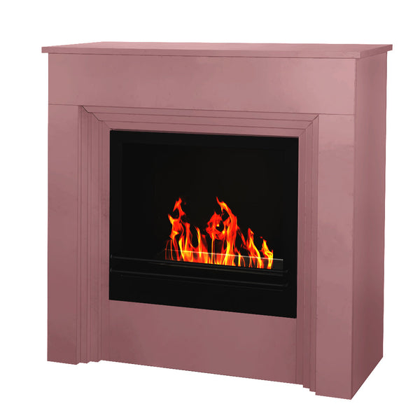 prezzo Camino a Bioetanolo da Pavimento 96x35xH96 cm Bellini Rosa