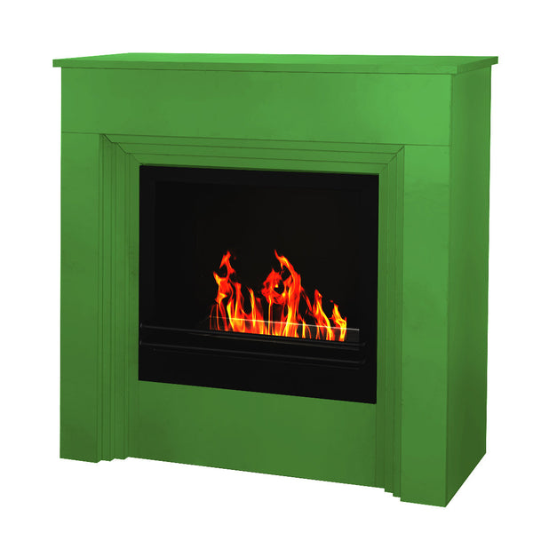 acquista Camino a Bioetanolo da Pavimento 96x35xH96 cm Bellini Verde