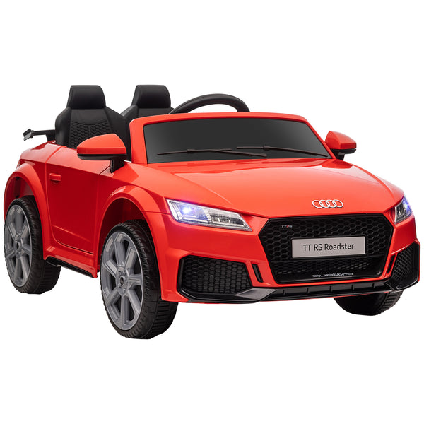 Macchina Elettrica per Bambini Licenza Audi TT con Telecomando e Fari LED Rosso acquista