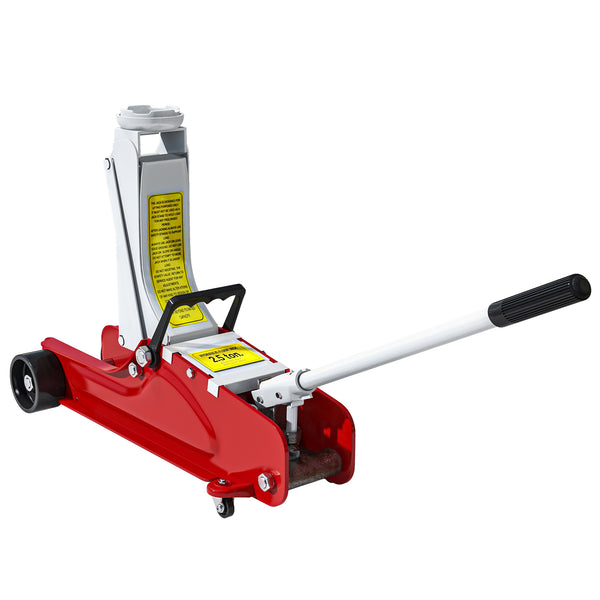 acquista Cric Idraulico Auto con Sollevamento 8-38cm in Acciaio Rinforzato Capacità 2.5 t Rosso