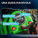 Moto Elettrica per Bambini con Acceleratore Manuale 2 Velocità 8-16km/h Verde  -7