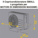 Copri Condizionatore da Esterno Small 90x46/52x70 cm in Alluminio Antracite -3