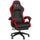 Sedia da Gaming Altezza Regolabile e Schienale Reclinabile 65x65x121-129 cm Nero e Rosso