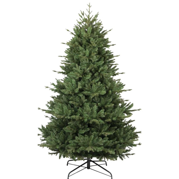 online Albero di Natale realistico realizzato in PE+PVC di colore verde