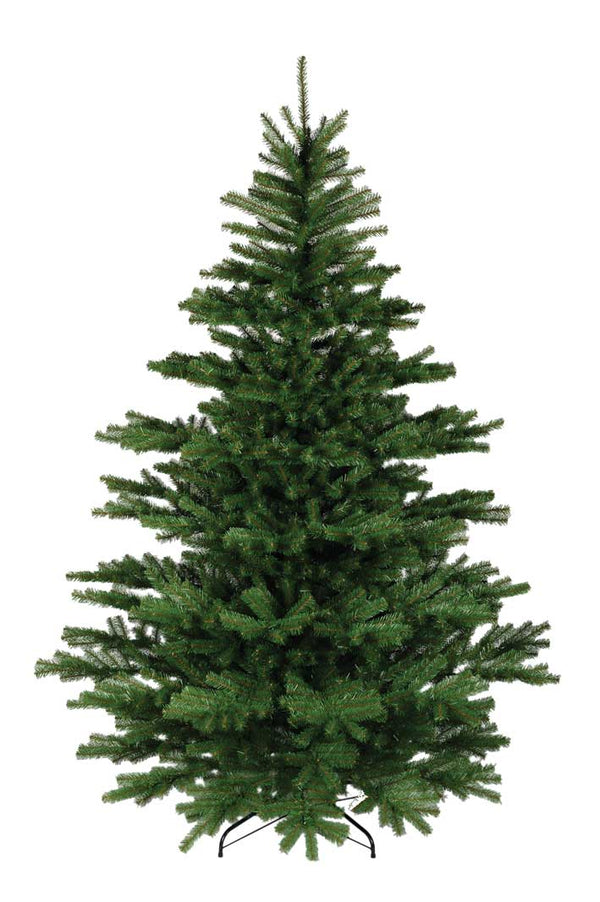 acquista Albero di Natale artificiale con base in plastica di colore verde