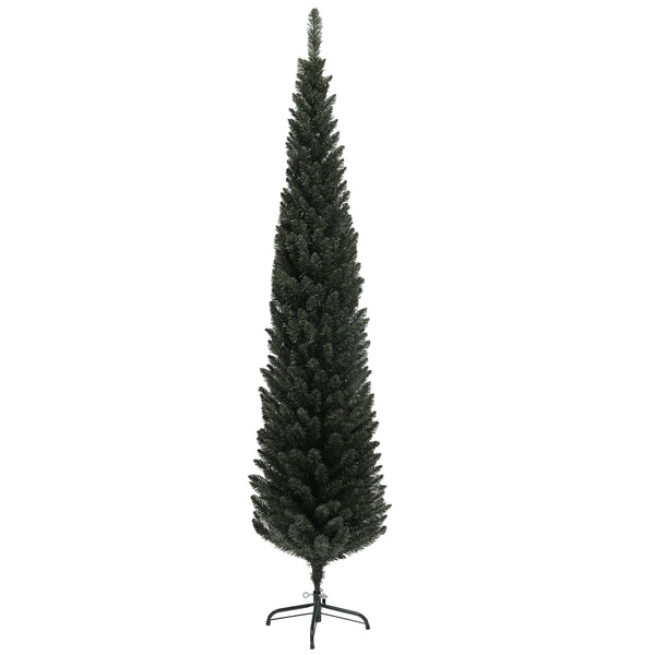 Albero di Natale Artificiale 195 cm 390 Rami Design Alto e Stretto Verde prezzo