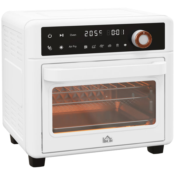 acquista Forno Elettrico 1500W 13L 12 Programmi Friggitrice ad Aria Bianco