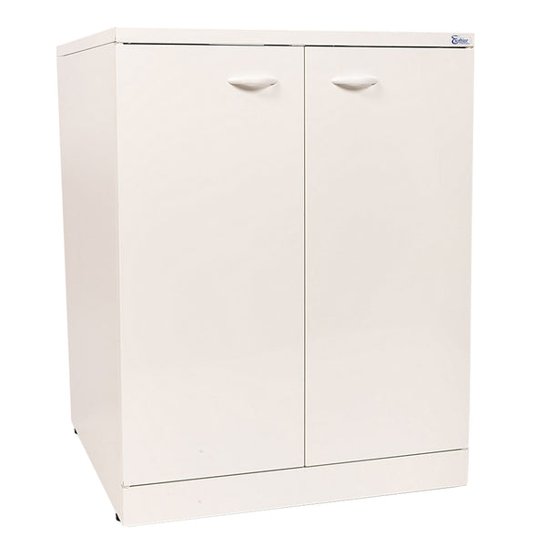 acquista Mobile Coprilavatrice da Esterno 68x68x88 cm in Alluminio Bianco