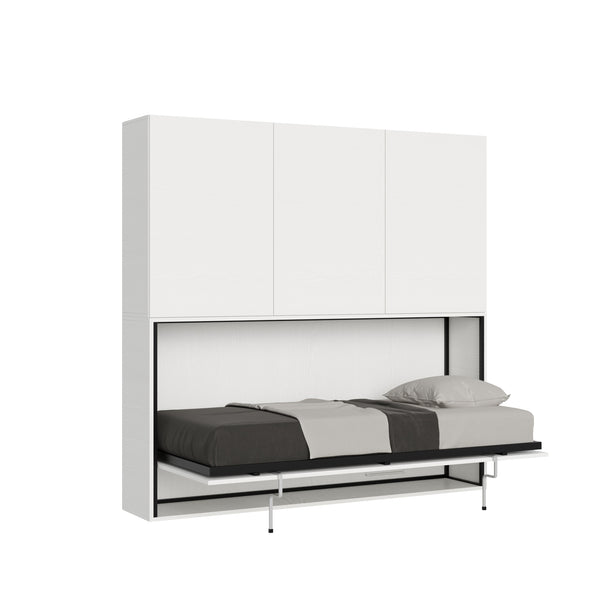 Letto Singolo a Scomparsa Composizione D Kando H194,4 Bianco Frassino online