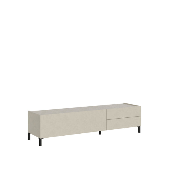 Mobile TV 1 ribalta 2 Cassetti 160x42x40 cm Solaria Cashmere online