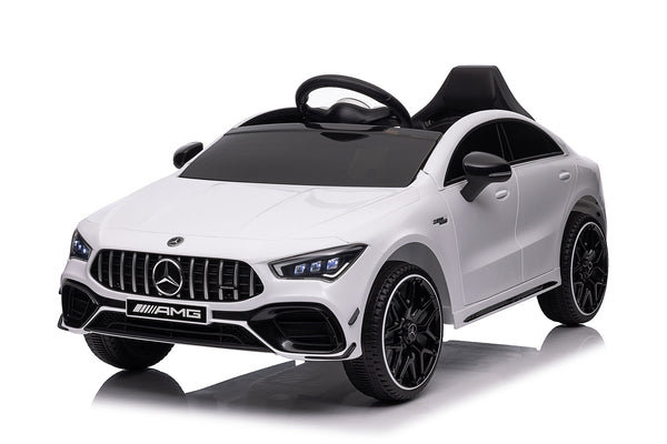 online Macchina Elettrica per Bambini 12V con Licenza Mercedes CLA45 AMG Bianca