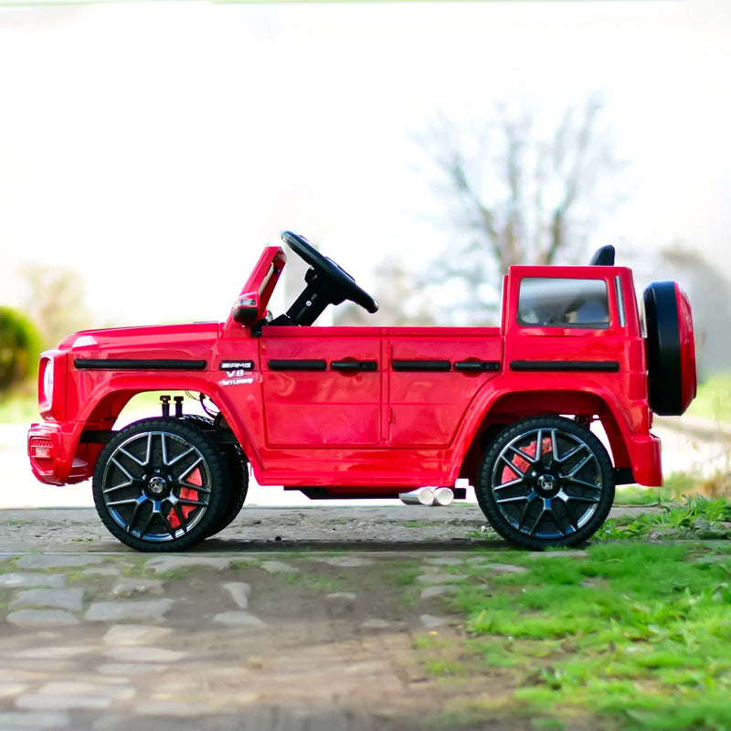 Macchina Elettrica per Bambini 12V con Licenza Mercedes AMG G 63 Rossa-3