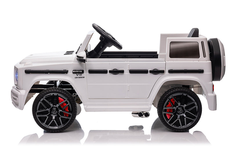 Macchina Elettrica per Bambini 12V con Licenza Mercedes AMG G 63 Bianca-2