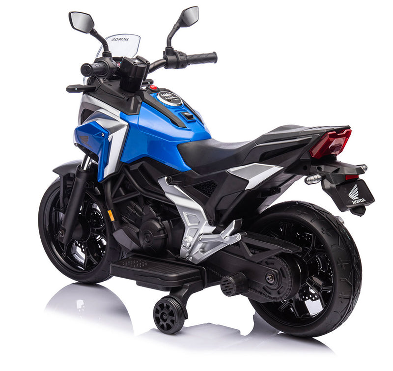 Moto Elettrica per Bambini 12V con Licenza Honda NC 750 Blu -4