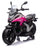 Moto Elettrica per Bambini 12V con Licenza Honda NC 750 Rosa