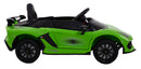 Macchina Elettrica per Bambini 12V con Licenza Lamborghini Aventador SVJ Small Verde-9