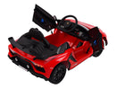 Macchina Elettrica per Bambini 12V con Licenza Lamborghini Aventador SVJ Small Rossa-7