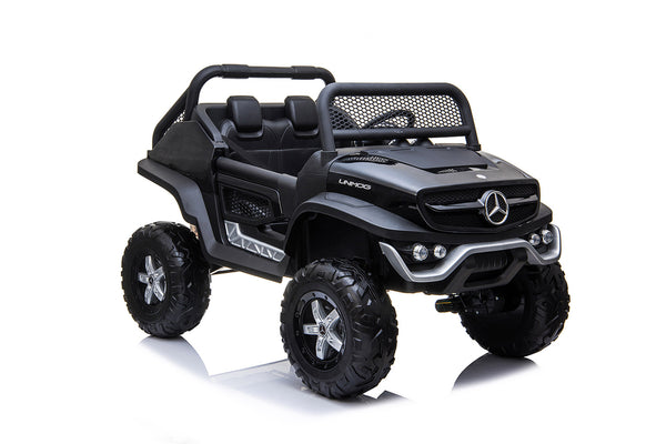 Macchina Elettrica per Bambini 12V con Licenza Mercedes Unimog Nera sconto