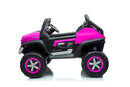 Macchina Elettrica per Bambini 12V con Licenza Mercedes Unimog Rosa -2