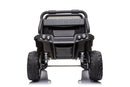 Macchina Elettrica per Bambini 12V con Licenza Mercedes Unimog Bianca -4