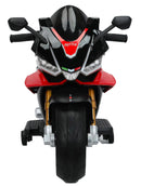 Moto Elettrica per Bambini 12V con Licenza Aprilia RSV4 BIG Nera-2