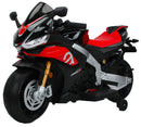 Moto Elettrica per Bambini 12V con Licenza Aprilia RSV4 BIG Nera-4