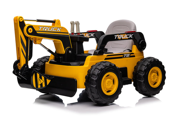 acquista Escavatore Elettrico per Bambini 12V Ruspa Truck Giallo e Nero