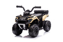 Quad Elettrico per Bambini Safari 6V con Bauletto Posteriore Beige